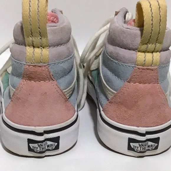 Pastel Suede High Top Vans Sk8 Hi Unisex W 5 M 3.5 - Picture 4 of 8
